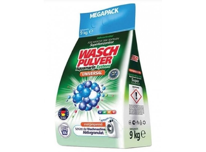 Стиральный порошок WASCH PULVER Universal 9 кг, п/е (97-055)